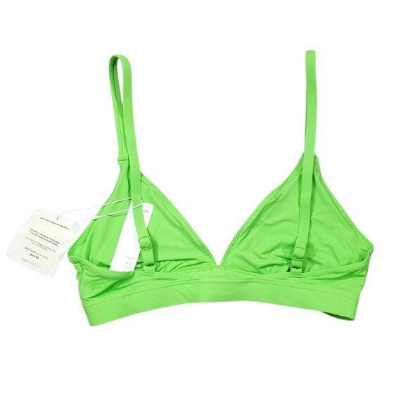 Fabletics Fine Touch Triangle Bralette Women's Size XS Sour Apple Green - Picture 2 of 4
